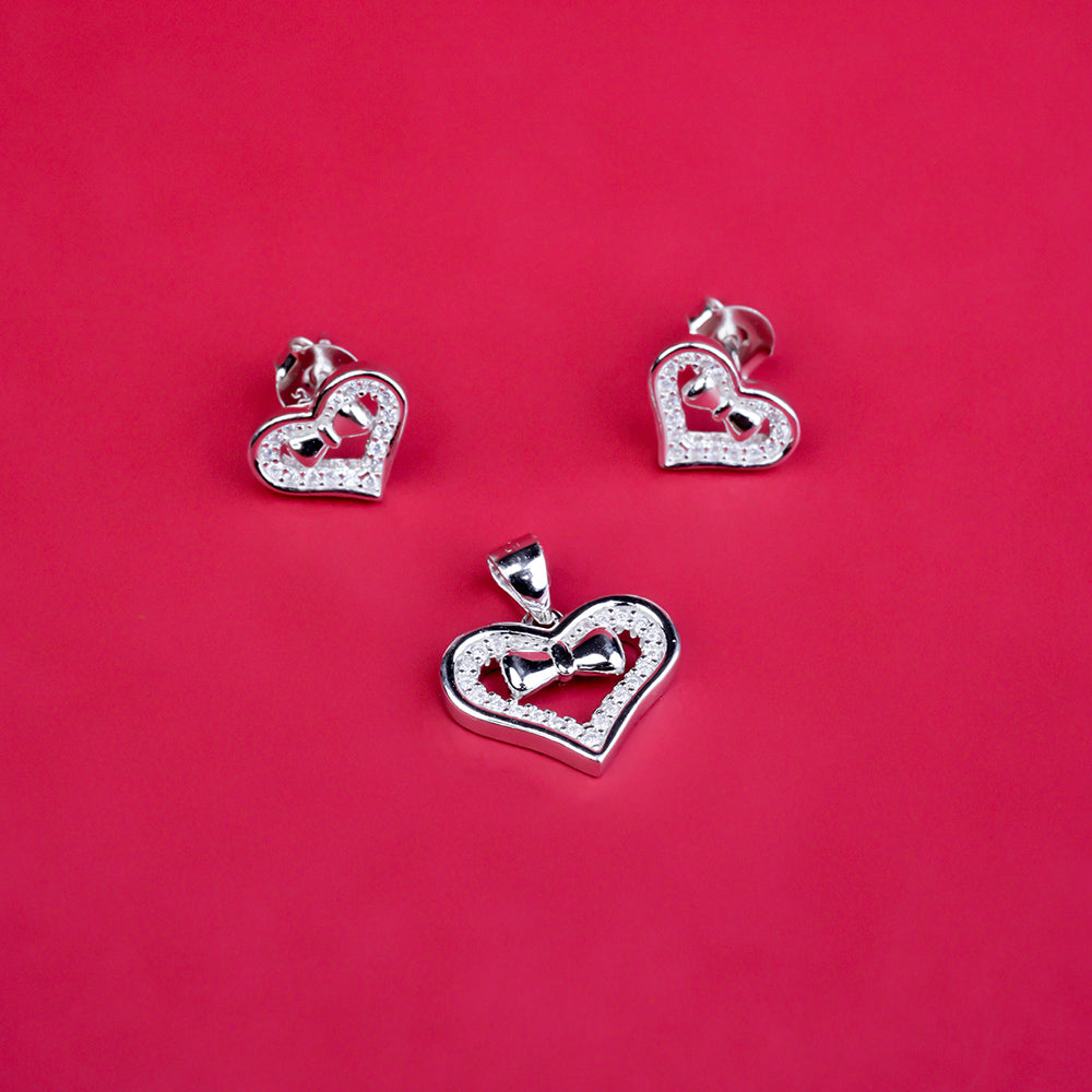 Heart Shap Full Dimond Butty Pendle